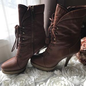 Claudio Merazzi Brown Women’s Booties Size 8/38